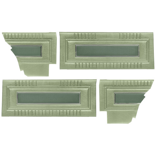 DOOR-QUARTER TRIM PANELS SET 1966 FORD GALAXIE 500XL 2-DOOR