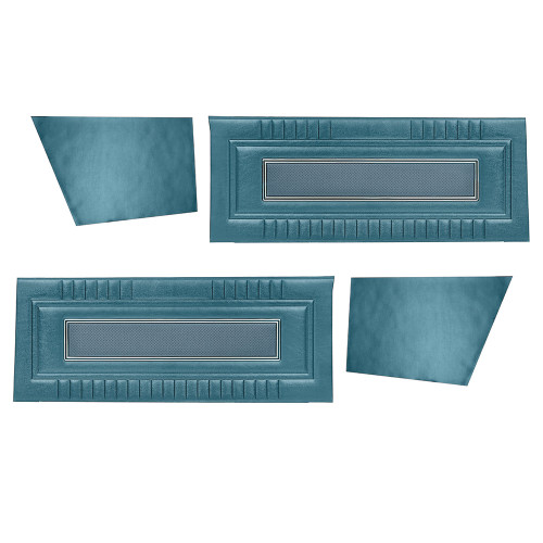 DOOR PANELS - FRONT-REAR 1968 FORD GALAXIE XL CONVERTIBLE BLACK