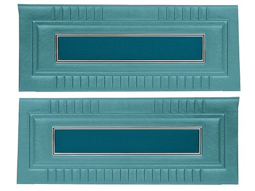 DOOR PANELS 1967 FORD GALAXIE 500 FRONT ONLY AQUA LH-RH PAIR