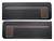 DOOR PANELS - BLACK DECOR 1973-76 FORD MAVERICK 2-DOOR MERCURY COMET LH-RH FRONT PAIR (DP73MV62-01DC)