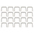 SPLASH SHIELDS 1964-65 FORD FALCON COMET 8-CYLINDER FUTURA SPRINT SEDAN RUBBER REAR OF FENDER-TO-COWL PAIR (F136)
