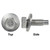 BOLT WITH WASHER FORD GALAXIE FAIRLANE FALCON TORINO RANCHERO MUSTANG MAVERICK & OTHERS CADMIUM "S" STAMP (378178-S7)
