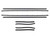 BELTLINE WEATHERSTRIP 1968-69 FORD FAIRLANE CONVERTIBLE WITHOUT UPPER DOOR CHROME MOULDING 8-PIECE SEAL SET (TO108)