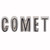 TRUNK LETTERS C-O-M-E-T 1966 MERCURY COMET SEDAN FASTBACK EMBLEM NAMEPLATE SET (C6GY-6540282AE)