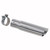 UNIVERSAL EXHAUST TIP STAINLESS 2.5in INLET 3in OUTLET 12in LONG DOUBLE WALL SLANT CUT CLAMP ON (EXT001)