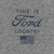 T-SHIRT "PROUD AMERICAN - THIS IS FORD COUNTRY" FORD TRUCK GRAPHITE HEATHER 2X-LARGE (FMPATGH2XL)