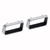 FUEL GAUGE AND CLOCK BEZELS 1967 FORD FAIRLANE INSTRUMENT LENS TRIM (C7OZ-10887BEZELS)
