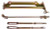 CARBURETOR LINKAGE ROD KIT 1961-66 FORD GALAXIE AND STATION WAGONS 1966 FAIRLANE COMET WITH 390 406 427 (C1AE-9700LRK)