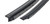 QUARTER WINDOW VERTICAL WEATHERSTRIP 1963-65 FORD FALCON COMET HARDTOP FUTURA SPRINT LH RH SEAL PAIR (C3DZ-6330146-7A)