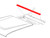 HOOD-TO-COWL SEAL 1963-64 FORD FAIRLANE AND RANCH WAGON LACING WITH CLIPS INSTALLED (C3OZ-16740)