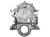 TIMING CHAIN COVER 1965-76 FORD & MERCURY VEHICLES 289 302 351W ALUM CAST-IN POINTER & DIP STICK HOLE PLUG (C4AZ-6019B)