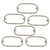 TAILLIGHT-BACKUP LAMP LENS GASKET SET 1964 MERCURY MONTEREY MARAUDER MONTCLAIR 6-PC WEATHERSTRIP SEALS (C4MY-13461A)