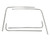 BACK GLASS MOULDING SET - 1968-69 FORD FAIRLANE TORINO FASTBACK 4 PIECES (C8OZ-63424045A)