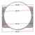 FAN SHROUD 1965-67 FORD GALAXIE 500 XL LTD CUSTOM RANCH WAGON COUNTRY SEDAN AND SQUIRE WITH 352 390 427 428 (C5AZ-8146B)