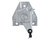 DOOR HANDLE SHAFT ASSEMBLY 1966-67 FORD FAIRLANE 1967 GALAXIE 1967-68 MUSTANG LH DRIVER SIDE (C6OZ-6221819B)
