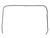 TOP LIFTGATE WEATHERSTRIP 1966-68 FORD BRONCO WAGON REAR TAILGATE RUBBER SEAL (C6TZ-98404A06R)