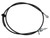 SPEEDOMETER CABLE 1967-68 FORD MUSTANG COUGAR 1968 FALCON 66-INCHES LONG (C7ZZ-17260A)
