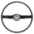 STEERING WHEEL 1968-69 FORD GALAXIE FAIRLANE MUSTANG COMET 1968-70 FALCON AND MORE 2-SPOKE BLACK 16" (C8AZ-3600-01)