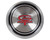 HUBCAP 1968-69 FORD MUSTANG TORINO GT WITH STYLED STEEL WHEELS 7.5in WITH RED LETTER EMBLEM (C8OZ-1130C)