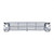 GRILLE 1968-69 FORD F-100 F-250 F-350 PICKUP TRUCK 1967 REPLACEMENT ONLY BRIGHT ANODIZED FINISH ALUMINUM (C9TZ-8200A)