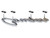 FRONT FENDER EXTENSION EMBLEM "COUGAR" 1969-70 MERCURY COUGAR XR-7 BOSS COBRA JET SCRIPT CHROME LH SIDE (C9WY-16098)
