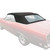 CONVERTIBLE TOP 1968-71 FORD TORINO GT 1968-69 FAIRLANE 500 BLACK WITH GLASS BACK WINDOW (CT68FL-01G)