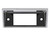 RADIO FACE PLATE 1968-72 FORD F-SERIES F-100 F-250 F-350 PICKUP TRUCK WITH FACTORY RADIO DIE-CAST CHROME BLACK INSERT (D1TZ-18842A)