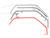 ROOF RAIL WEATHERSTRIP 1971-73 FORD MUSTANG AND MERCURY COUGAR COUPE FASTBACK RUBBER LH RH SEAL PAIR (D1ZZ-6551222-3)