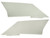 REAR SAIL PANELS WHITE 72-76 TORINO HT FORMAL ROOF