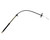 ACCELERATOR CABLE 1972-73 FORD MUSTANG V8 MERCURY COUGAR BOSS GRANDE MACH 1 XR-7 23.5in LONG THROTTLE (D2ZZ-9A758)