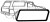 SIDE WINDOW SEAL 78-79 FORD BRONCO SPORT UTILITY NO MOULDINGS CARGO AREA NON-SLIDING GLASS WEATHERSTRIP (D8TZ-9829904D)