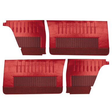 DOOR-QUARTER TRIM PANELS SET 1966 FORD GALAXIE 500XL 2-DOOR