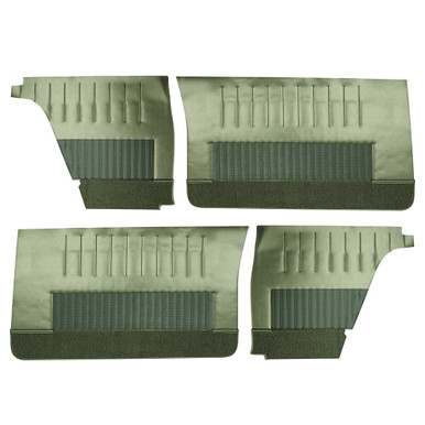 DOOR-QUARTER TRIM PANELS SET 1966 FORD GALAXIE 500XL 2-DOOR