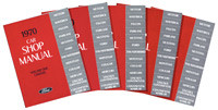 1970 CAR SHOP MANUAL 5 VOLUME SET ORIGINAL FORD FALCON FAIRLANE