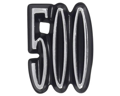 GLOVE BOX DOOR EMBLEM 1963-64 FORD GALAXIE 500 (C3AZ-6204460B)