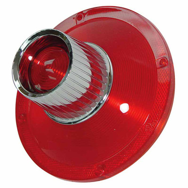 TAILLIGHT LENS 1964 FORD GALAXIE REAR LAMPS WITHOUT BACK-UP RED