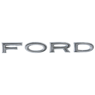 F-O-R-D EMBLEM 1964 FORD GALAXIE COUNTRY SQUIRE RANCH WAGON HOOD