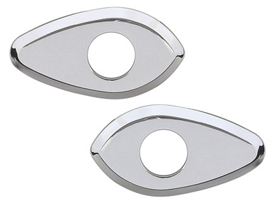 DOOR HANDLE BACK-UP PLATES 1964 FORD GALAXIE 500XL 4-DOOR HARDTOP