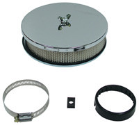 AIR CLEANER CHROME - 6.5 INCH LOW RISER (1491)