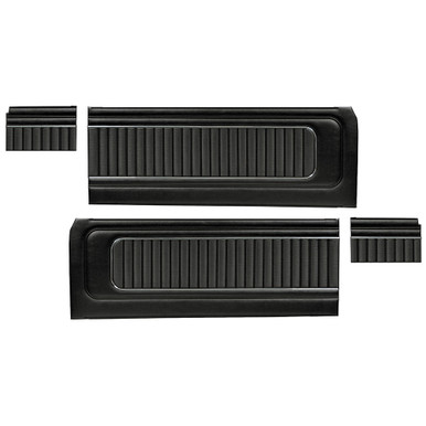DOOR-QUARTER TRIM PANEL SET 1965 FORD FALCON CONVERTIBLE BLACK