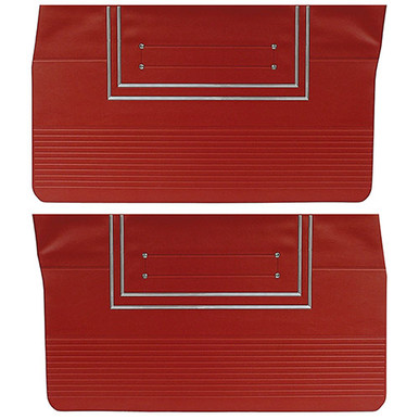アフロディト（稀覯書） DOOR PANELS ONLY 1965 FORD GALAXIE 500 2-DOOR RED (DP65GAFT-03)