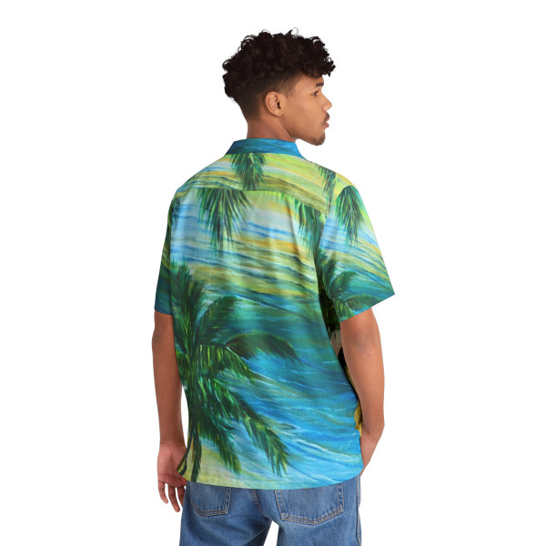 Loulu Shore - Mikala Men's Hawaiian Shirt.