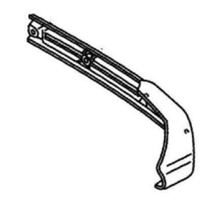 YAMAHA 2023-2024 VX-HO Crs REAR LH Corner Black Bumper Gunwale F4N