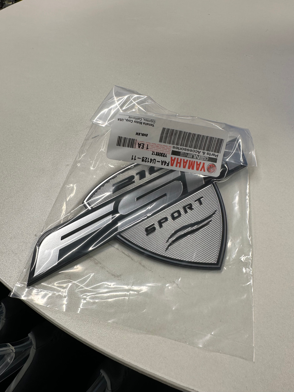 YAMAHA Side LOGO EMBLEM for 210 FSH SPORT F4A-U4125-11-00