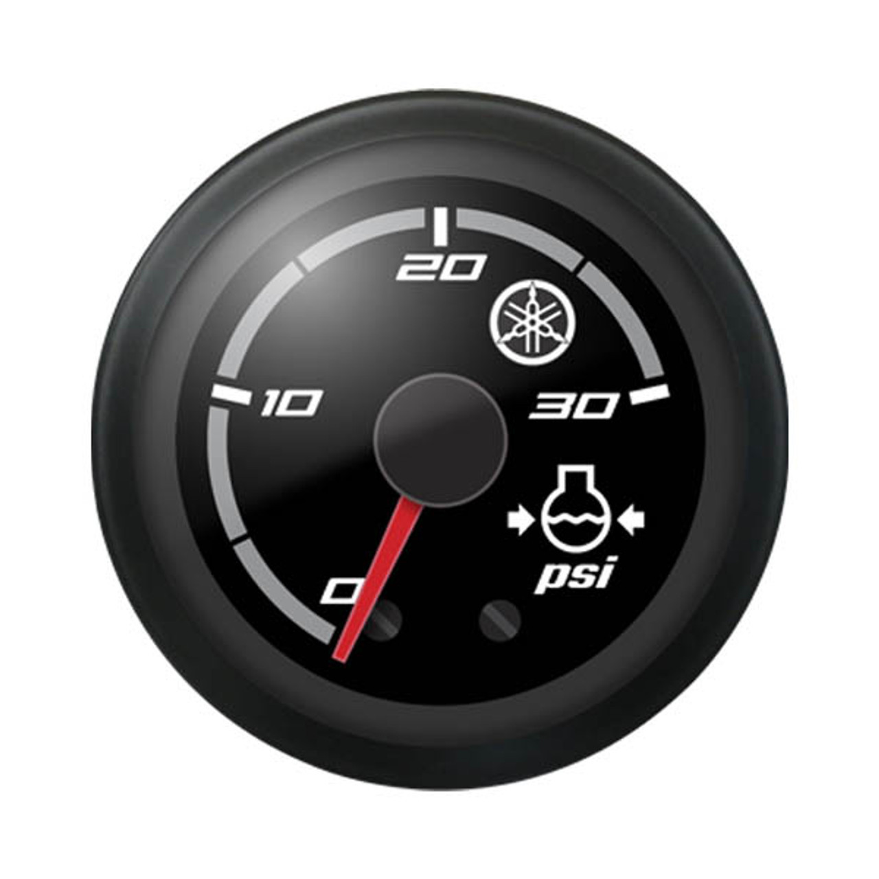 Yamaha Sport Series Analog Water Pressure Meter Black Face with