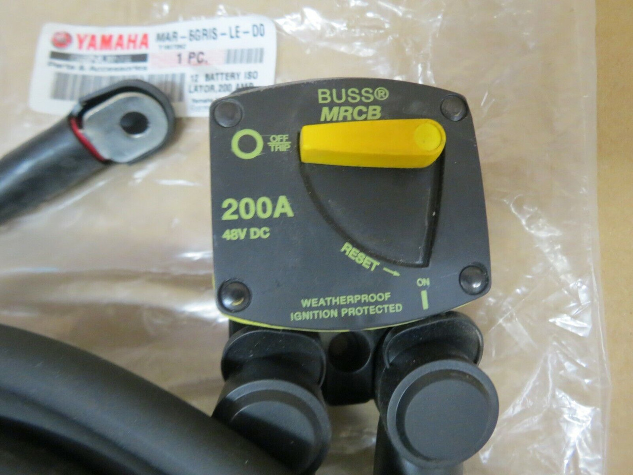 Yamaha Battery Isolator Lead with 200A Breaker 12 FT MAR6GRISLED0