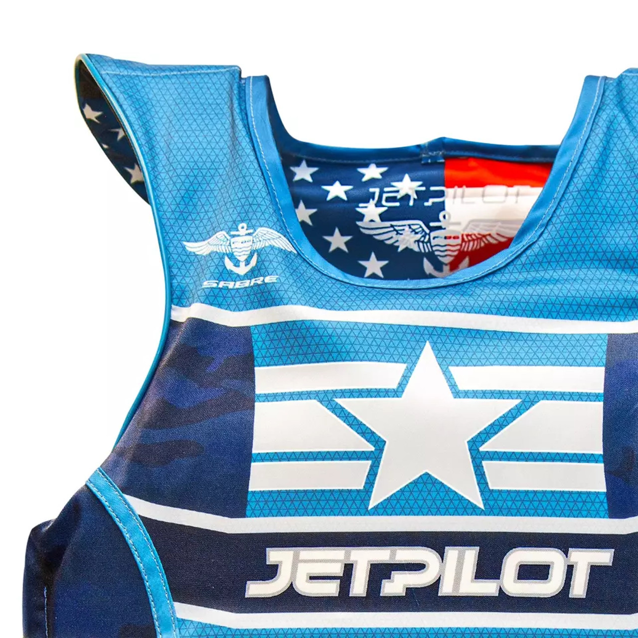 JETPILOT F-86 SABRE Nylon CGA 3-Buckle PFD Vest Side Entry