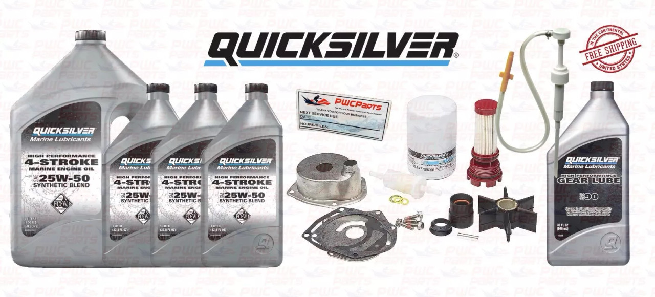 MERCURY VERADO Quicksilver L6 200-400 Oil Change Maintenance Kit