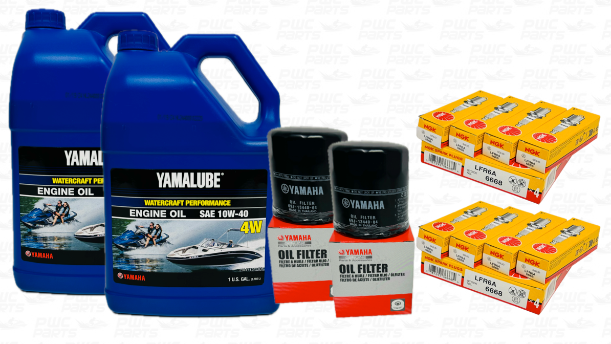 YAMAHA OEM Oil Change Maintenance Kit AR240 SX240 242 LTD S NGK