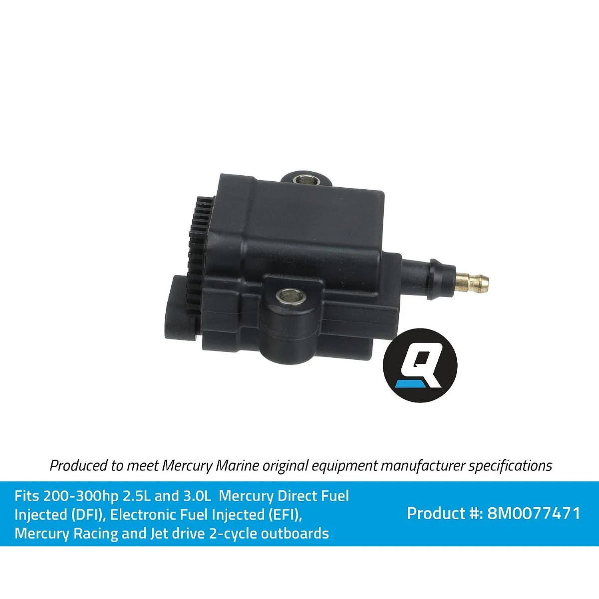 Quicksilver Ignition Coil for Mercury OptiMax 200-300HP 8M0077471